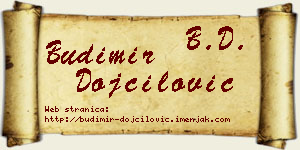 Budimir Dojčilović vizit kartica